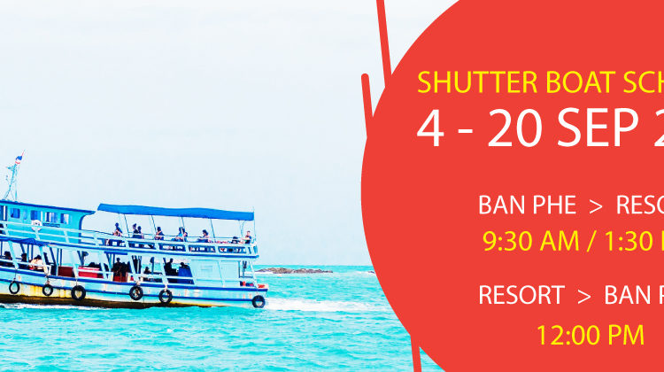 Shutter Boat Schedule